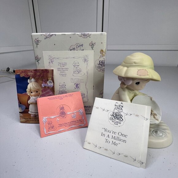 Precious Moments "Youre One In A Million To Me" 1995 Figurine PM951 Vintage - Picture 2 of 10